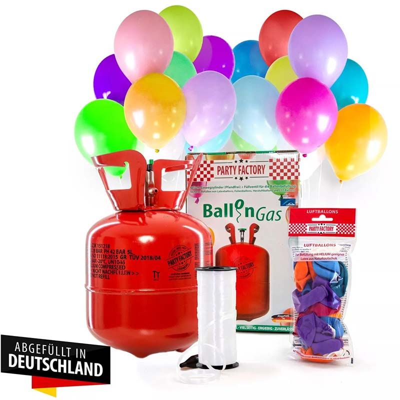 Ballongas Helium Set
